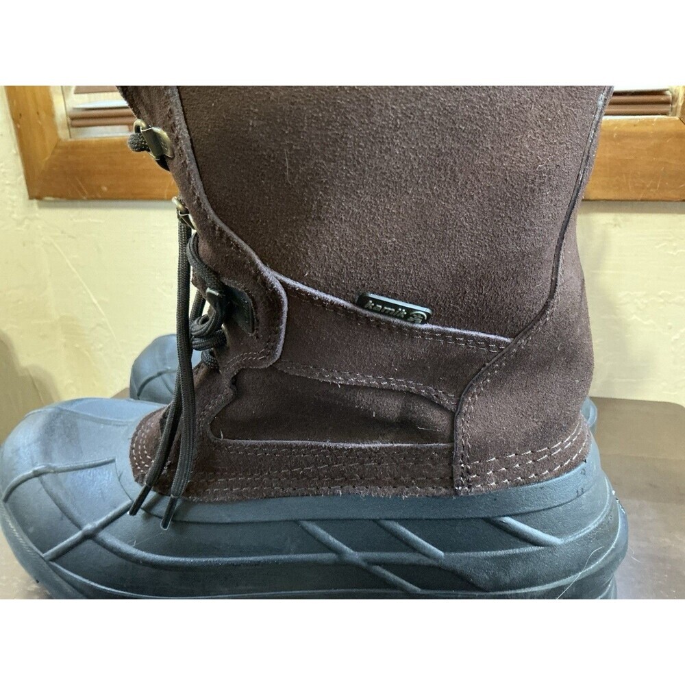 Kamik Nation Plus waterproof winter boots in dark brown Size 12.5 - Picture 2 of 8